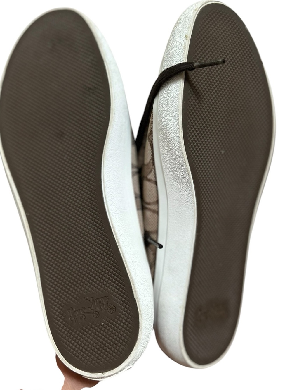 Coach Empire Signature Canvas Low-Top Sneakers — Khaki Brown with White Sole - Picture 3 of 8